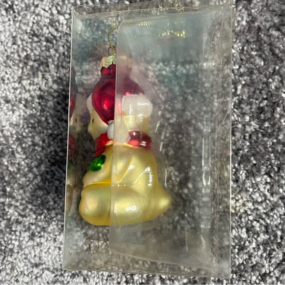 Vintage Handblown Mercury Glass Teddy Bear Christmas Ornament 3” New - Picture 3 of 5